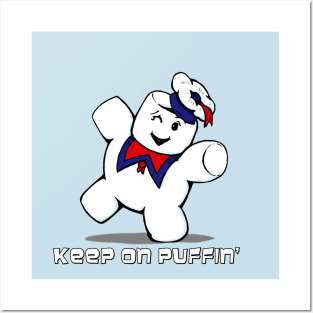 Stay Puft Marshmallow Cute Posters and Art